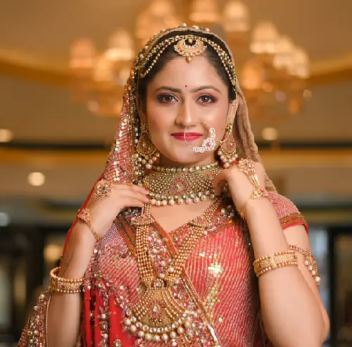 Bridal makeup service